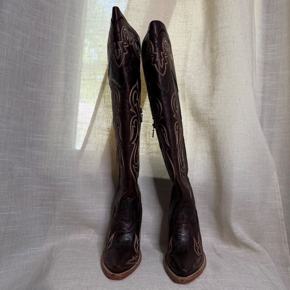 NEW Dan Post Kommotion Leather Snip Toe Tall Boot DP4342 Women's Shoe Size 6 - Picture 5 of 11